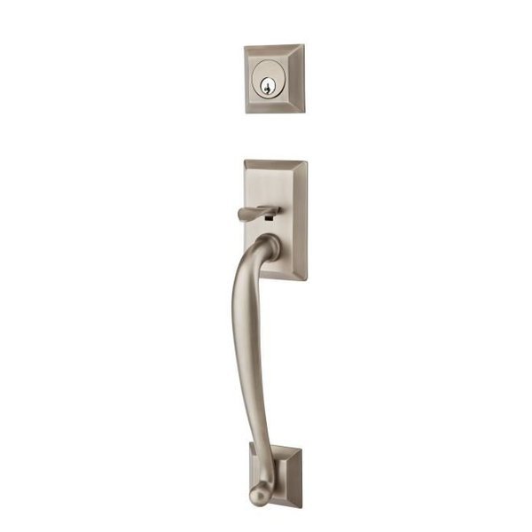 Antique Nickel Handleset 4403ROUUS15A, EMTEK, Mfr# 4403ROUUS15A